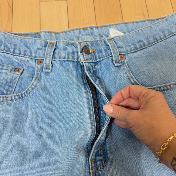 LEVI's Vintage 569 Style Denim Blue Jeans Size Waist 34 Length 36 - Picture 8 of 11